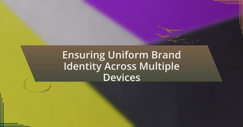 Ensuring Uniform Brand Identity Across Multiple Devices