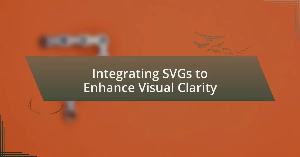 Integrating SVGs to Enhance Visual Clarity